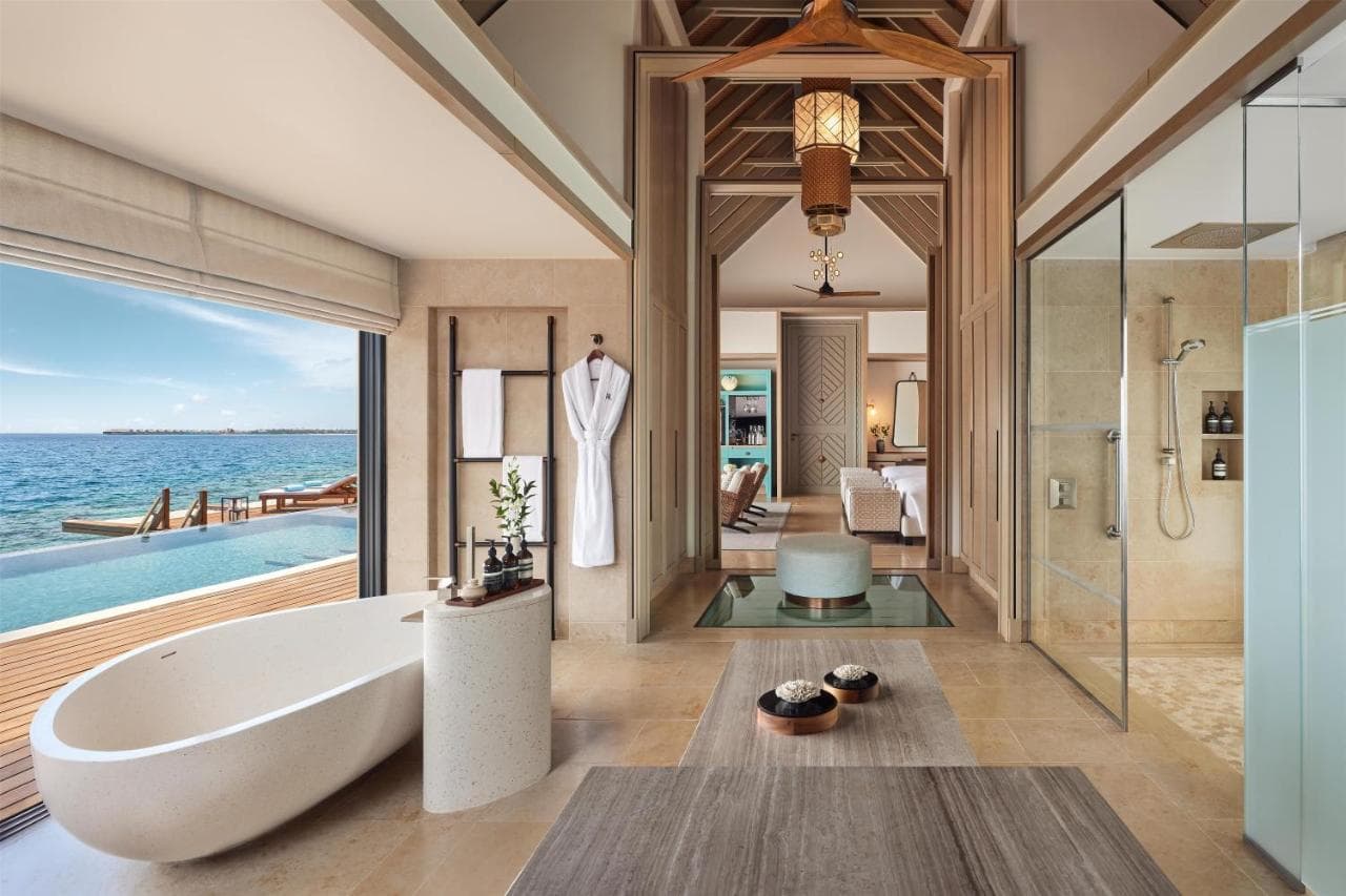 Waldorf Astoria Maldives Ithaafushi view 3